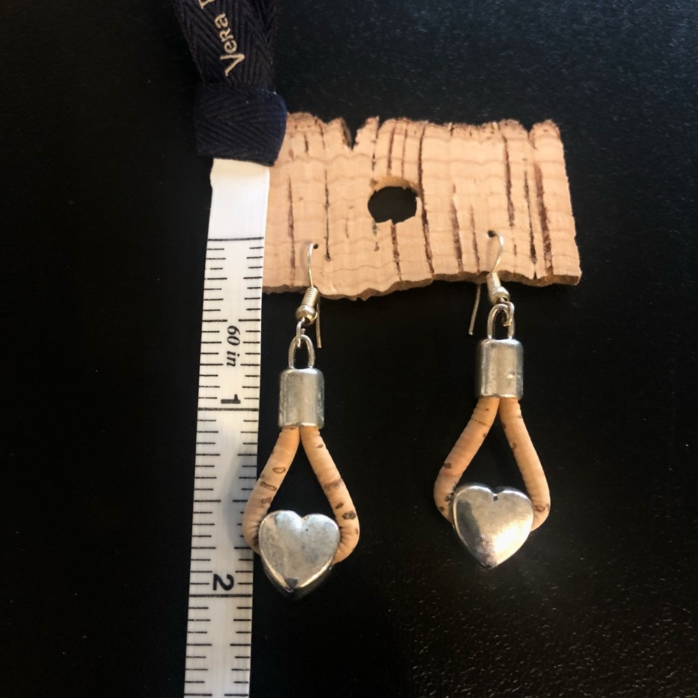 NWOT Cork Earrings - Picture 4 of 4